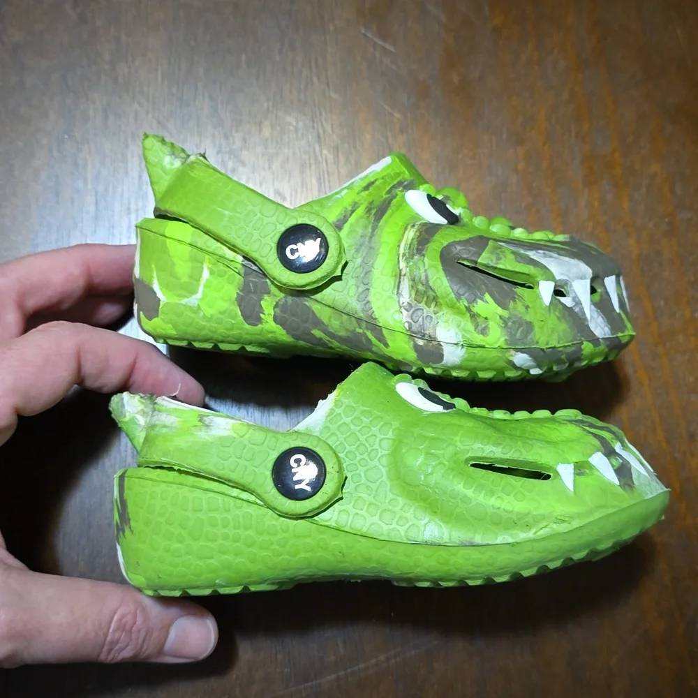 Capelli‎ New York Toddler Croc Clog slider- Alligator Size 6